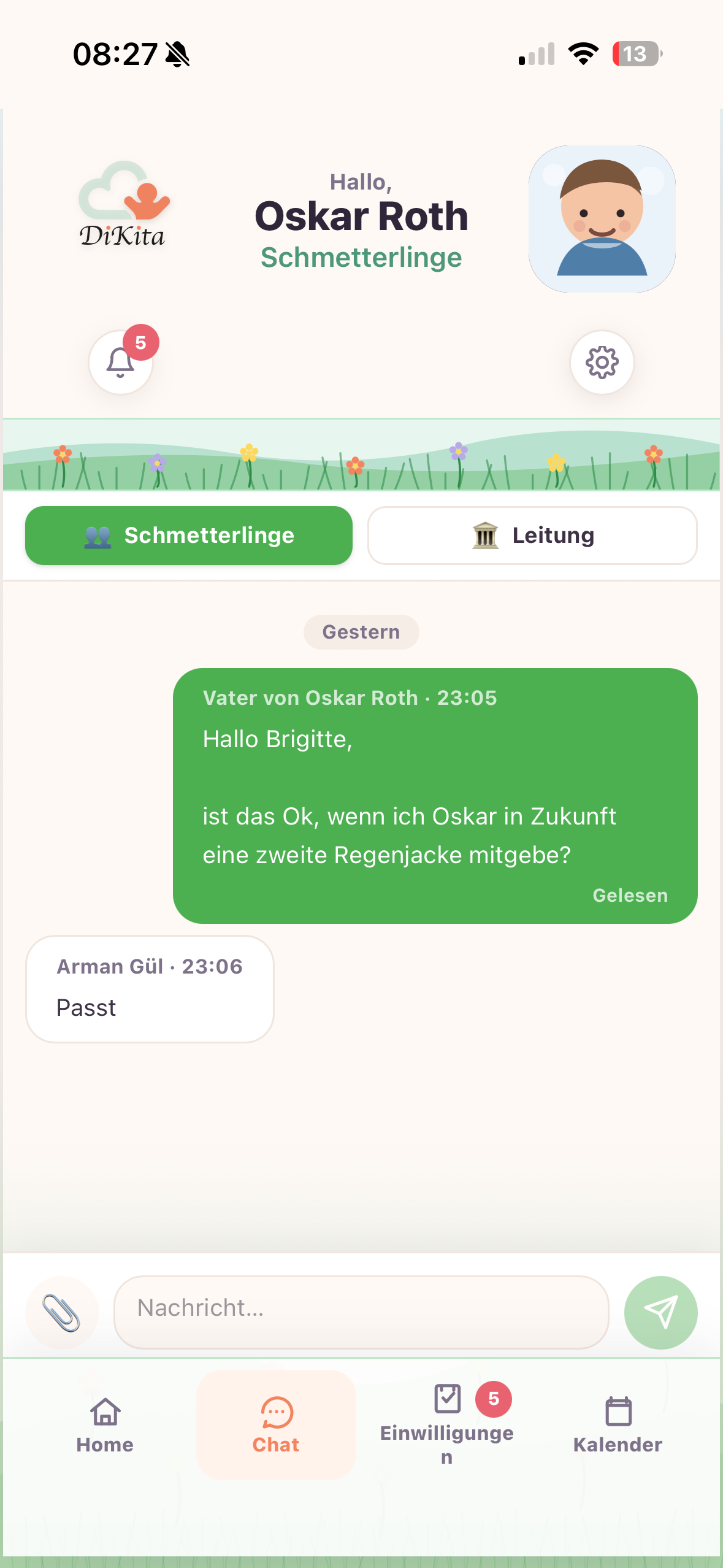 DiKita Eltern-App – Ansicht 3